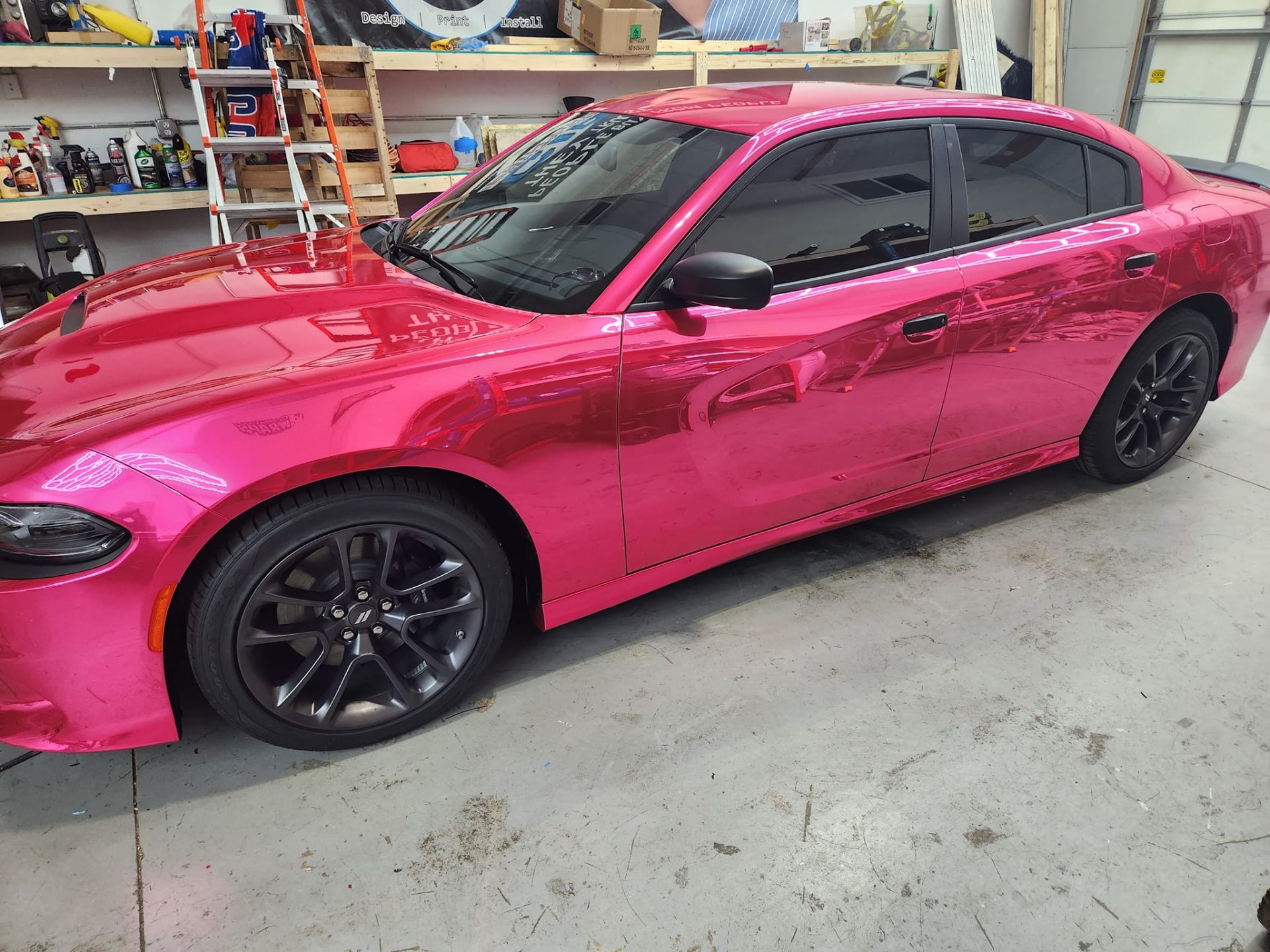 Pink Dodge Charger